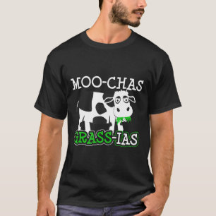 Camiseta Arte de Vaca Chas Moo Grama Ias