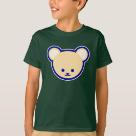 Camiseta Arte de Vetor de Urso Vermelho Azul Engraçado Engr