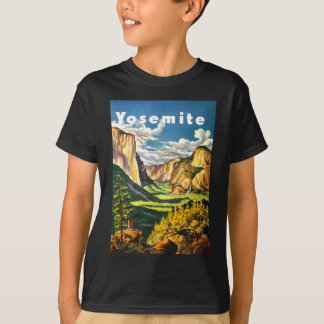Camiseta Arte de Viagem do Parque Nacional de Yosemite
