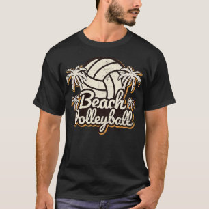 Camiseta Arte de Voleibol de Praia