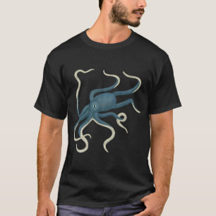 Camiseta Arte Design do Polvo Azul