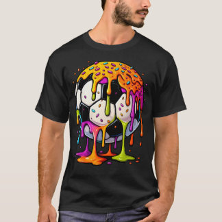 Camiseta Arte Desportiva de Futebol com Gotejamento Colorid