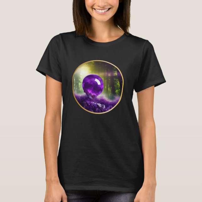 Camiseta Arte Digital Ametist Orb Fantasy (Frente)