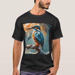 Camiseta Arte Digital do Martim-pescador