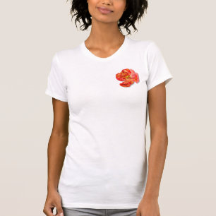 Camiseta Arte Digital Flaming de Papagaio Laranja e Amarelo