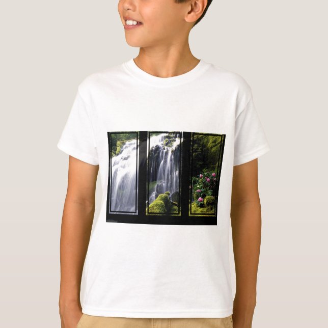 Camiseta Arte Digital Triptych Jungle (Frente)