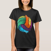 Arte Diversão De Voleibol Para Meninas Voleibol Fe