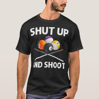 Camiseta Arte Divertida de Bilhar para Amante de Bilhar Jog
