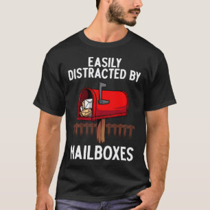 Camiseta Arte Divertida de Carteiro para Escritório de Trab
