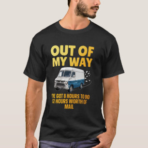 Camiseta Arte Divertida de Carteiro para Homens Mulheres Ca