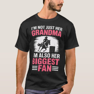 Camiseta Arte Divertida de Corrida de Barril para Vovó Nana