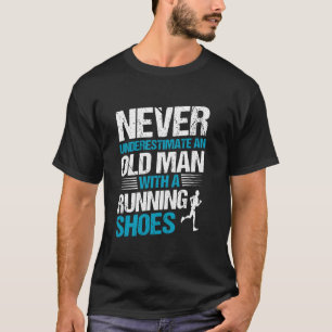 Camiseta Arte Divertida de Corrida para Homens Corredor de