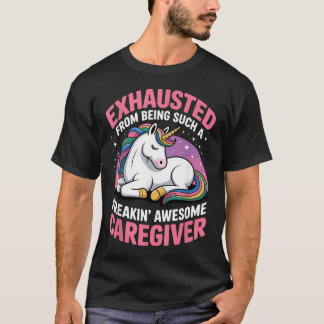Camiseta Arte Divertida de Cuidador para Mulheres Homens Me