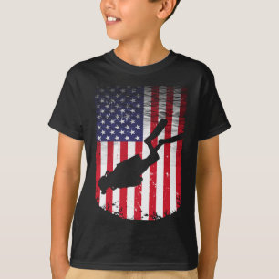 Camiseta Arte Divertida de Mergulho para Homens Mulheres Me