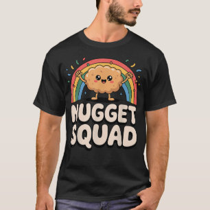 Camiseta Arte Divertida de Nugget de Frango Para Amantes de