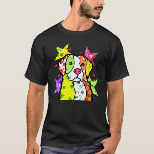 Camiseta Arte Divertida e Legal Estrela Laborador Retriever