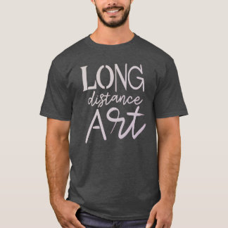 Camiseta arte do amor a longa distância, arte do amor a lon