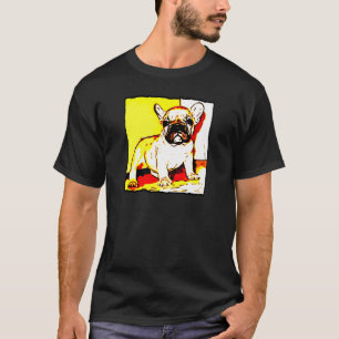 Camiseta Arte do buldogue francês