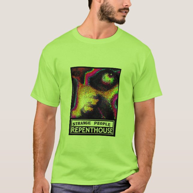 Camiseta Arte do BZ: Pessoas estranhas (Frente)