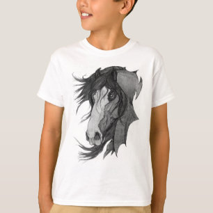 Camiseta Arte do cavalo do garanhão de Clydesdale do