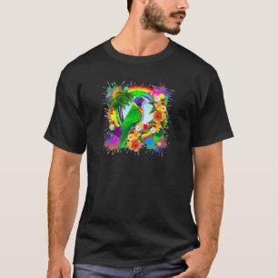 Camiseta Arte do Cenário Arco-Íris
