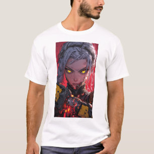 Camiseta Arte do conceito de estilo anime em T-Shirt em Fun