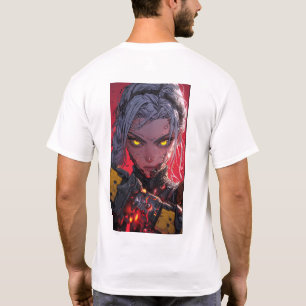 Camiseta Arte do conceito de estilo anime em T-Shirt em Fun