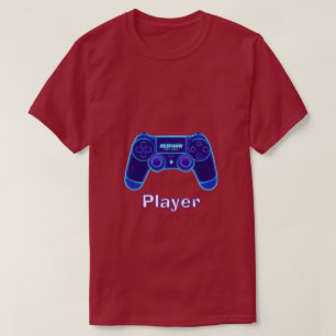 Camiseta Arte do Controlador Neon Respawn And Rise