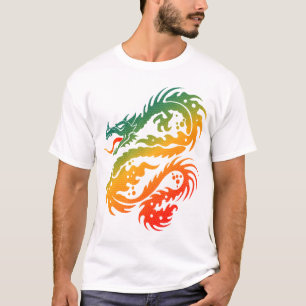 Camiseta Arte do dragão