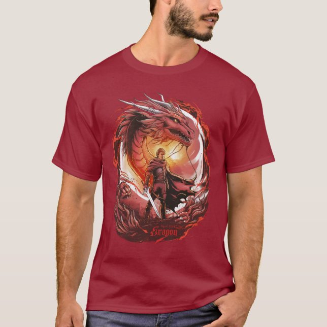Camiseta Arte do erágono vermelho (Frente)