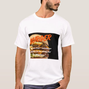 Camiseta Arte do Grande Hambúrguer – Ilustração de Cheesebu