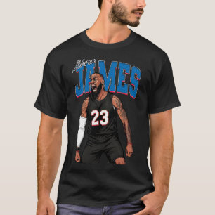 Camiseta Arte do LeBron James na Filadélfia