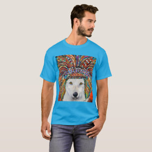 Camiseta Arte do Lobo Branco