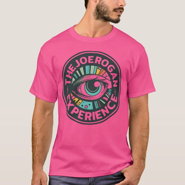 Camiseta Arte Do Logotipo Trippy Eye Para Joe Rogan Experie (Frente)