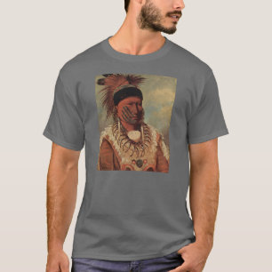 Camiseta Arte do nativo americano de Catlin