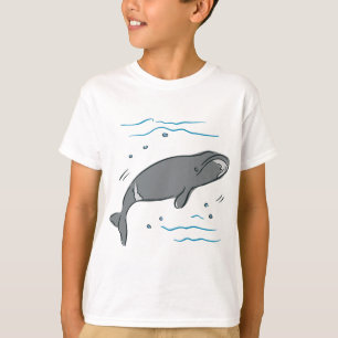 Camiseta Arte do oceano do cetáceos dos mamíferos marinho