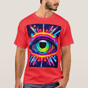 Camiseta Arte do Olho Psíquico do Universo