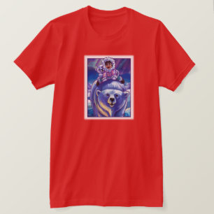 Camiseta Arte do ônibus do urso polar