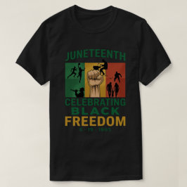Camiseta Arte do Patrimônio do Dia da Liberdade de Juneteen