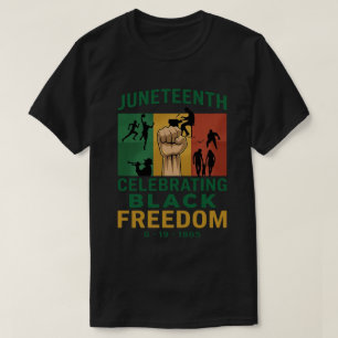 Camiseta Arte do Patrimônio do Dia da Liberdade de Juneteen