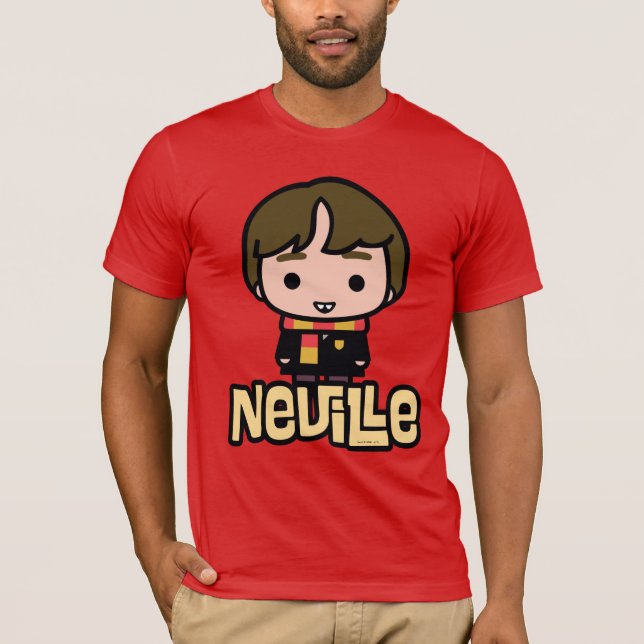 Camiseta Arte do Personagem de desenho animado Neville Long (Frente)