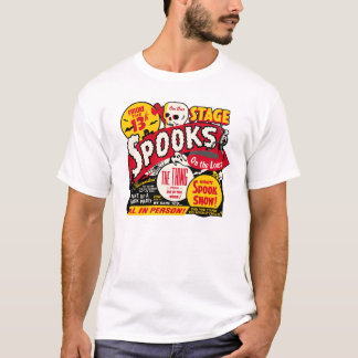 Camiseta Arte do poster de Spookshow - sustos no fraco