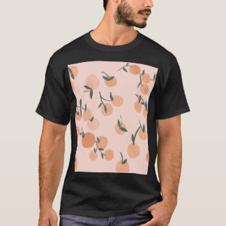 Camiseta Arte do rabisco: Padrão de colheita de cereja lara