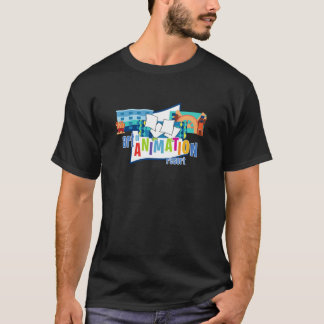 Camiseta Arte do recurso de animação