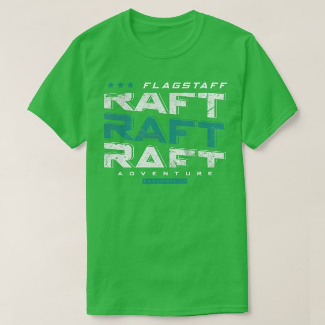 Camiseta Arte do rio Flagstaff (Frente do Design)