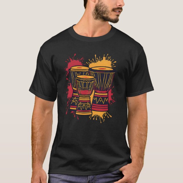 Camiseta Arte do Ritmo Tribal  (Frente)