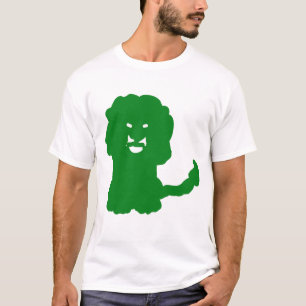 Camiseta Arte do Símbolo do Zodíaco do Leão Verde