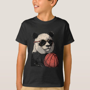 Camiseta Arte do Urso Panda Sketll Retrato do Amante do Ske