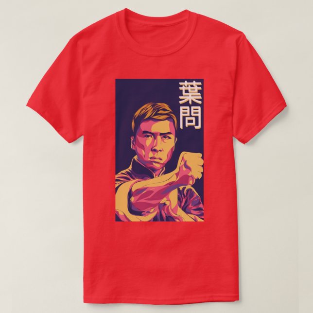 Camiseta Arte do Yip Man (Frente do Design)