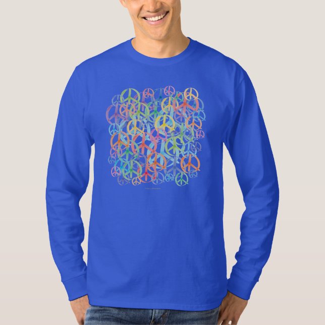 Camiseta Arte dos Símbolos da Paz (Frente)